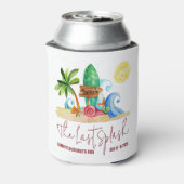 The Last Splash, Strand, Surfthema Afscheidsparty  Blikjeskoeler (Blikje Achterkant)