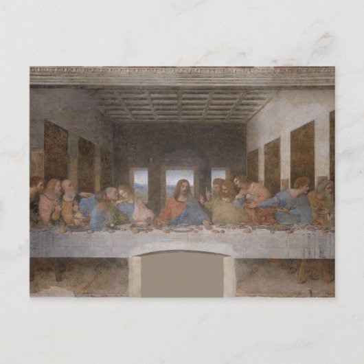 The Last Supper (1495-1498) Briefkaart (Voorkant)