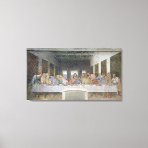 The Last Supper, 1495-97 2 Canvas Afdruk