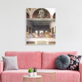 The Last Supper, 1495-97 3 Canvas Afdruk (Insitu (Woonkamer))