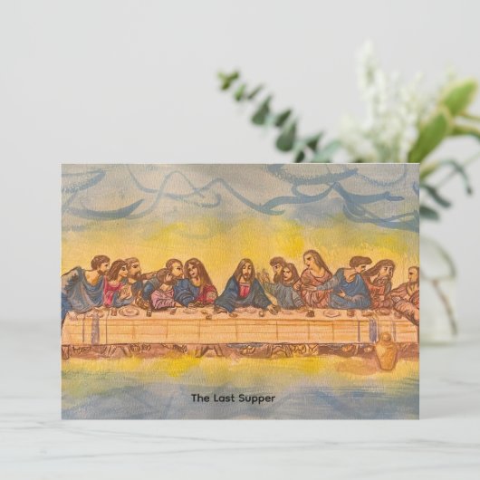 The Last Supper- Artwork Kaart (Staand voorkant)