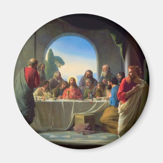 The Last Supper by Carl Bloch Magneet (Voorkant)