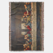 The Last Supper by Leonardo da Vinci Deken (Voorkant Verticaal)