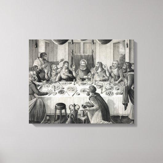 "The Last Supper" ingepakte canvas print (Voorkant)