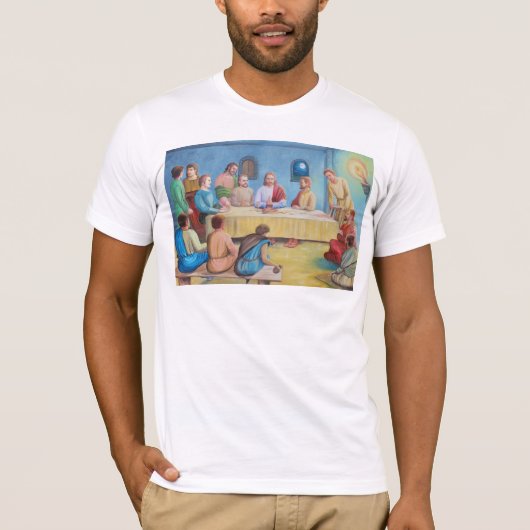 The Last Supper: Jesus and the Disciples T-shirt (Voorkant)