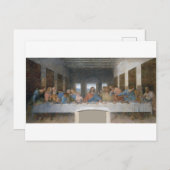 The Last Supper, Leonardo da Vinci, 1495-1498 Briefkaart (Voorkant / Achterkant)