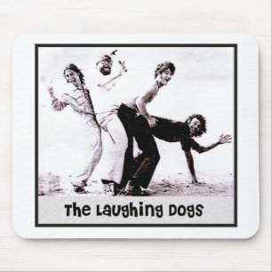The Laughing Dogs Retro Photo Mousepad Muismat