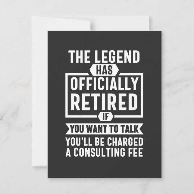the legend Has Officially Retired (Voorkant)