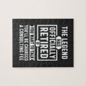 the legend Has Officially Retired Legpuzzel (Horizontaal)