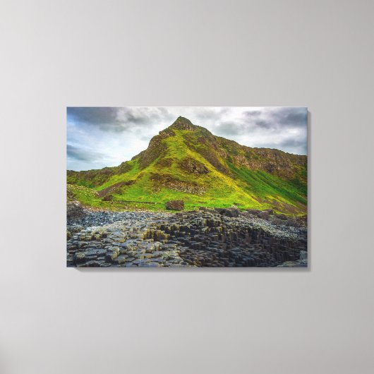 The Legendary Giant's Causeway Landscape Wall Art Canvas Afdruk (Voorkant)
