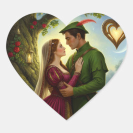 The Legendary Romance of Sherwood Forest Hart Sticker