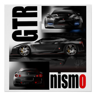 The Legendary Supercar GTR Godzilla Perfect Poster