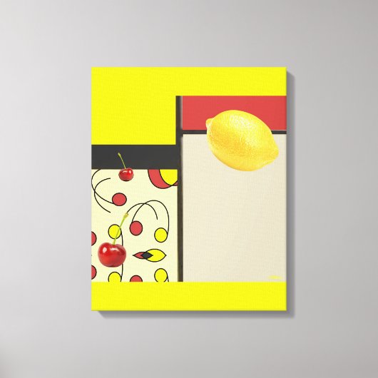 The Lemon Drop Canvas Afdruk (Voorkant)