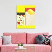 The Lemon Drop Canvas Afdruk (Insitu (Woonkamer))