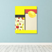 The Lemon Drop Canvas Afdruk (Insitu (Houten vloer))