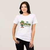 The Leprechauns Made Me Do It - Fun Shenanigans  Tri-Blend Shirt (Voorkant volledig)
