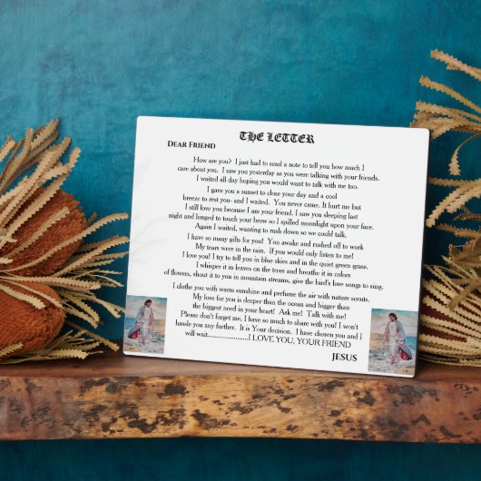 THE LETTER FROM JESUS FOTOPLAAT (Zijkant)