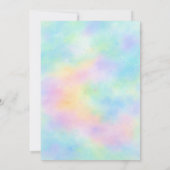 "The Life Is a Party" Celebration Invitation – Fun Kaart (Achterkant)