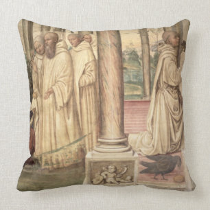 The Life of St. Benedict (fresco) (detail) 2 Kussen