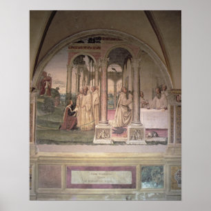The Life of St. Benedict (fresco) (detail) 3 Poster
