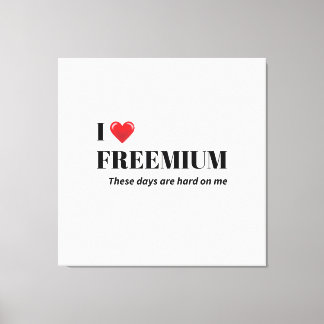 The "Life on a Budget" adulting is hard humour  Canvas Afdruk