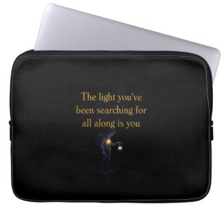 The light is you laptop sleeve
