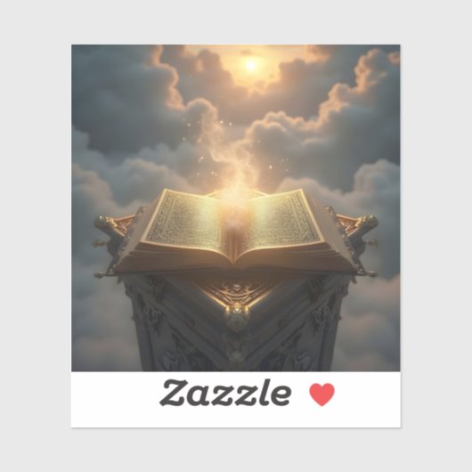 The Light Of Knowledge - Square Vinyl Sticker (Vel)