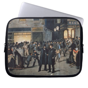 'The Lights O' London' (kleurenlitho) Laptop Sleeve