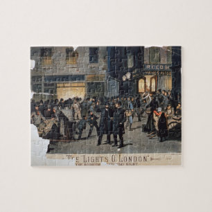 'The Lights O' London' (kleurenlitho) Legpuzzel