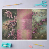 The Lily, Fairy Tale Fantasy collage Tissuepapier (Craft)