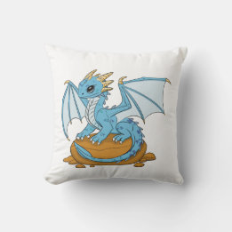 The Little Blue Dragon Kussen