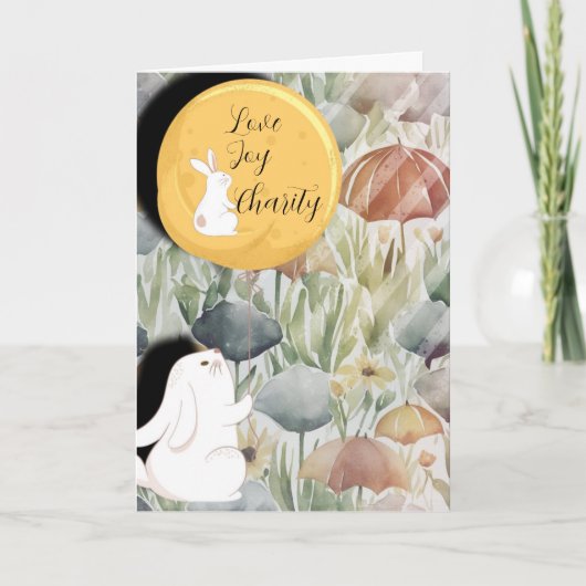 The Little Bunny's Thoughts Kaart (Voorkant)