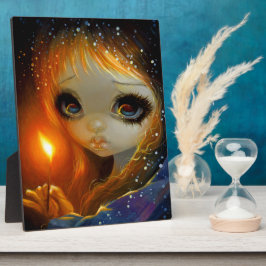 "The Little Match Girl" Plaque Fotoplaat
