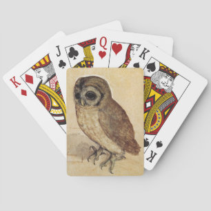 The Little Owl (door Albrecht Durer) Pokerkaarten