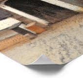 The Little Street by Johannes Vermeer Poster (Hoek)