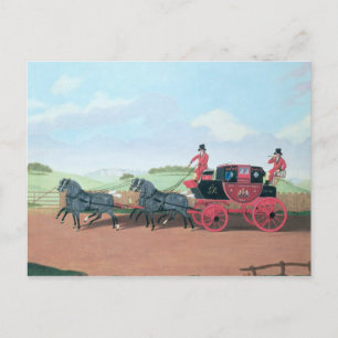 The Liverpool and London Royal Mail Coach, 1812 Briefkaart
