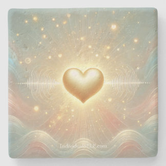 The Living Blueprint Stone Coaster Stenen Onderzetter