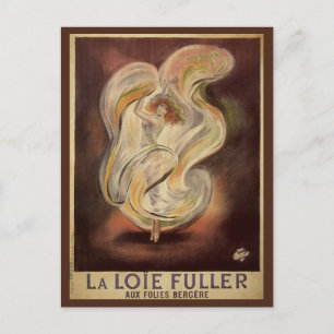 The Loie Fuller Modern Dancer Briefkaart