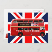 The London Bus Briefkaart (Voorkant / Achterkant)