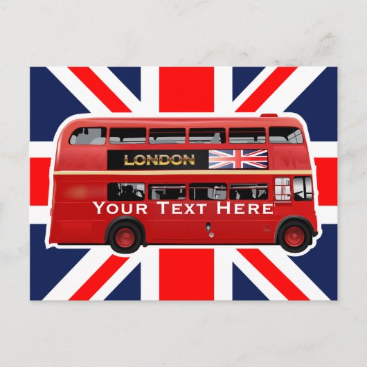 The London Bus Briefkaart (Voorkant)