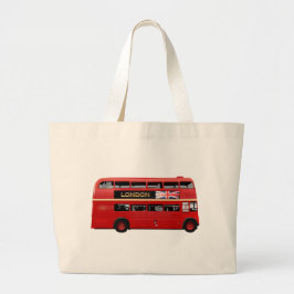 The London Bus Grote Tote Bag