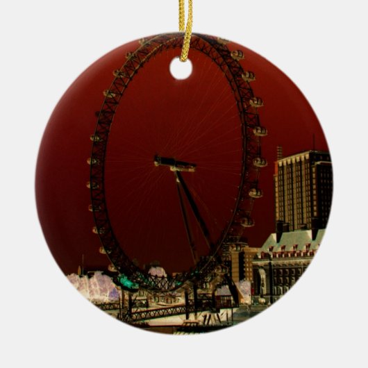 The London Eye Keramisch Ornament (Voorkant)