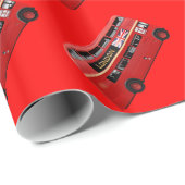 The London Red Bus Cadeaupapier (Rol Hoek)
