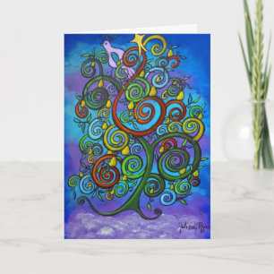 The Lone Partridge kerstkaart Feestdagen Kaart