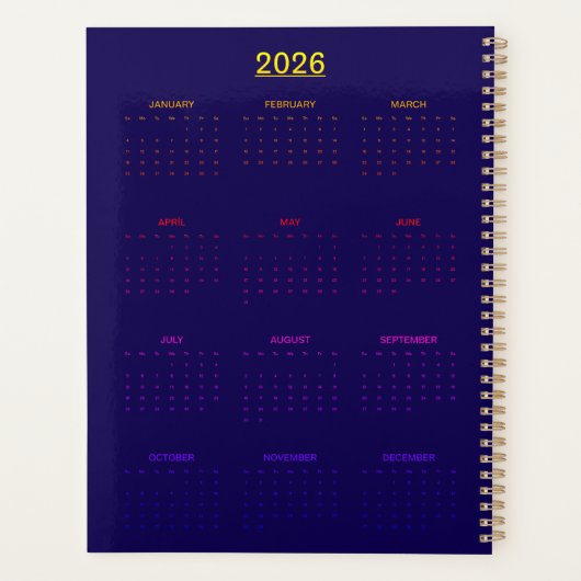 The Lonely Bird 2 Planner (Achterkant)