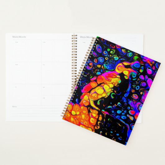 The Lonely Bird 4:  Liquid Art Style  Planner (Display)