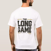 The Long Game™ Premium Longevity Design T-shirt (Achterkant)