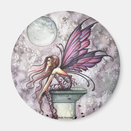 The Lookout Fairy Magnet van Molly Harrison Magneet (Voorkant)