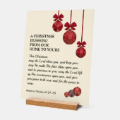 THE LORD BLESS YOU Christian Christmas Blessing (Angle)