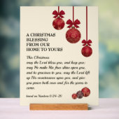 THE LORD BLESS YOU Christian Christmas Blessing (Neutre)